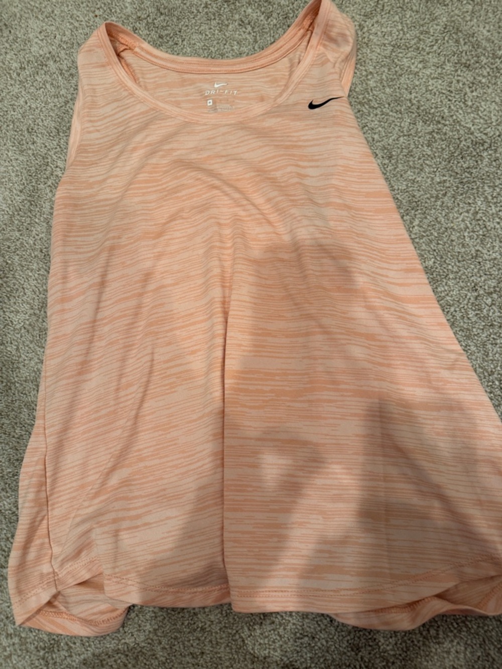 Nike Peach Space-Dye Performance Tank